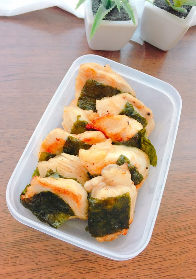 作り置き 胸肉ののり塩-レシピのメイン写真