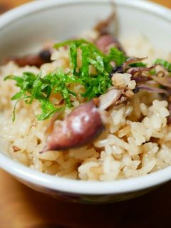 ほたるいかと生姜の炊き込みご飯-レシピのメイン写真