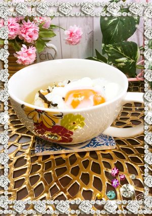 超簡単❣️温玉茶漬け-レシピのメイン写真