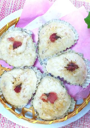桜の塩饅頭-レシピのメイン写真