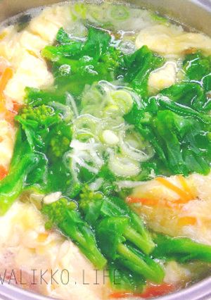 朝食ブランチに春野菜の具沢山スープ-レシピのメイン写真