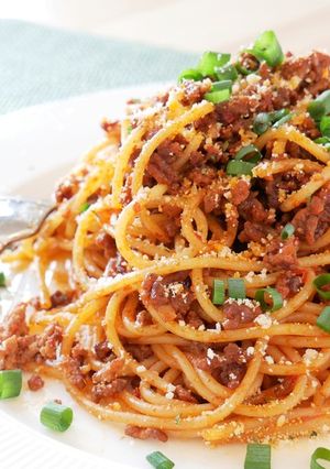 ～創作中華～花椒香る麻辣肉みそパスタ！-レシピのメイン写真