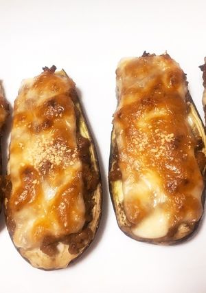 ナスのひき肉チーズ焼き-レシピのメイン写真