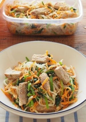 栄養バランス満点！豚肉入りナムル-レシピのメイン写真