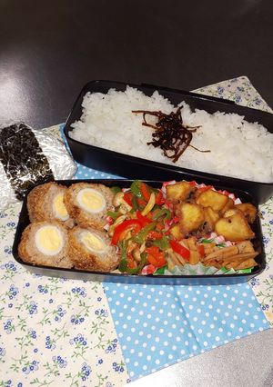 野菜たっぷり男子弁当8-レシピのメイン写真
