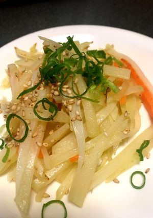 メークイン塩きんぴら-レシピのメイン写真