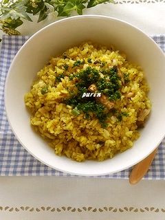 炊飯器で簡単!サバ水煮缶のカレーピラフ-レシピのメイン写真
