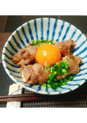 肉巻き豆腐のすき焼き風♪-レシピのメイン写真