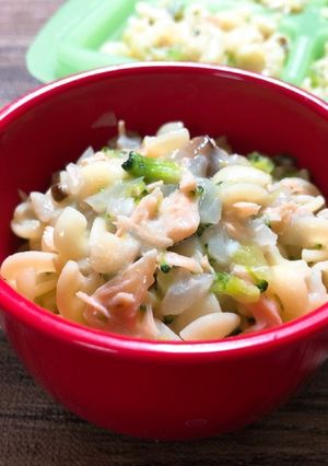 【離乳食】鮭のクリームパスタ-レシピのメイン写真