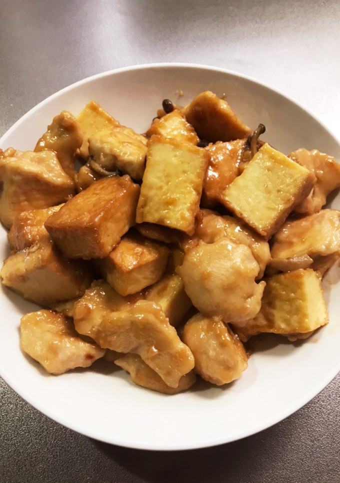 鶏肉ともっちり厚揚げのマヨスキ炒め-レシピのメイン写真