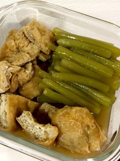 ふきと油揚げの煮物-レシピのメイン写真