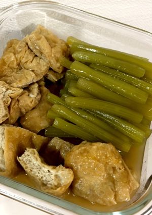 ふきと油揚げの煮物-レシピのメイン写真