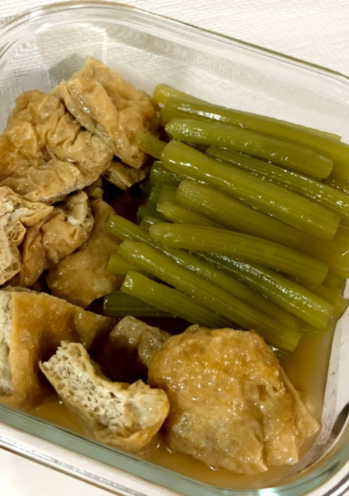 ふきと油揚げの煮物-レシピのメイン写真