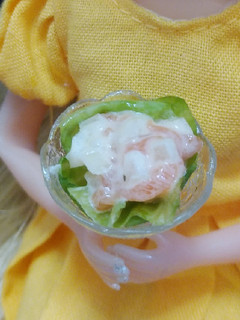 リカちゃんサイズ♡サーモンタルタルꕤ*.-レシピのメイン写真