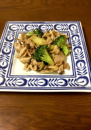 豚肉とブロッコリーのオイスターソース炒め-レシピのメイン写真