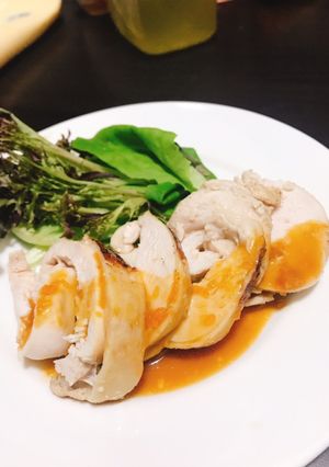 簡単ヘルシー「鶏ハム黄金ソース」-レシピのメイン写真