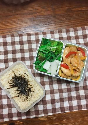 10分で♡あっさり酢鶏弁当!-レシピのメイン写真