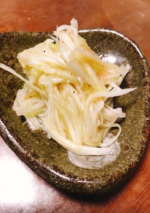 白髪ねぎとドレッシングだけ!ご飯のお供に-レシピのメイン写真