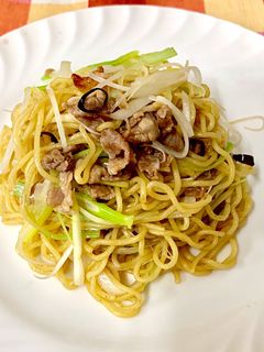 豚こまと長ネギのピリ辛焼きそば-レシピのメイン写真