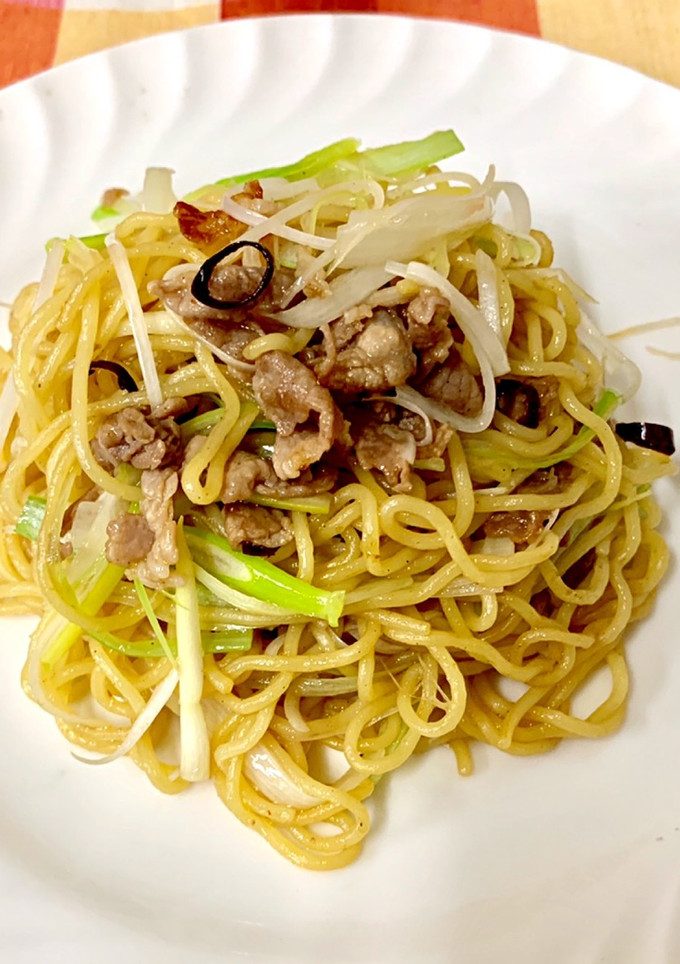 豚こまと長ネギのピリ辛焼きそば-レシピのメイン写真