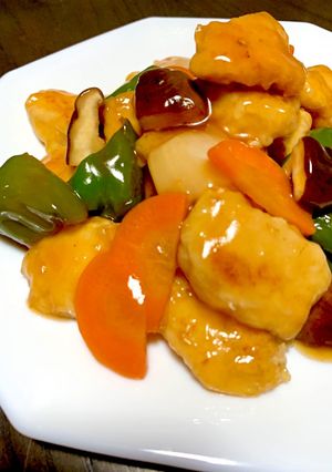 簡単！ヘルシー☆鶏むね肉で和風酢鶏-レシピのメイン写真