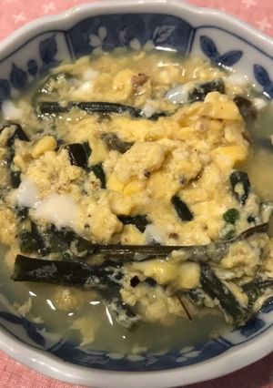 わらびの玉子とじ-レシピのメイン写真