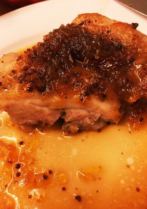甘夏ジャムソースのチキンソテー♡-レシピのメイン写真
