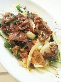蓮根 玉葱 いんげん 豚肉 甘辛炒め-レシピのメイン写真