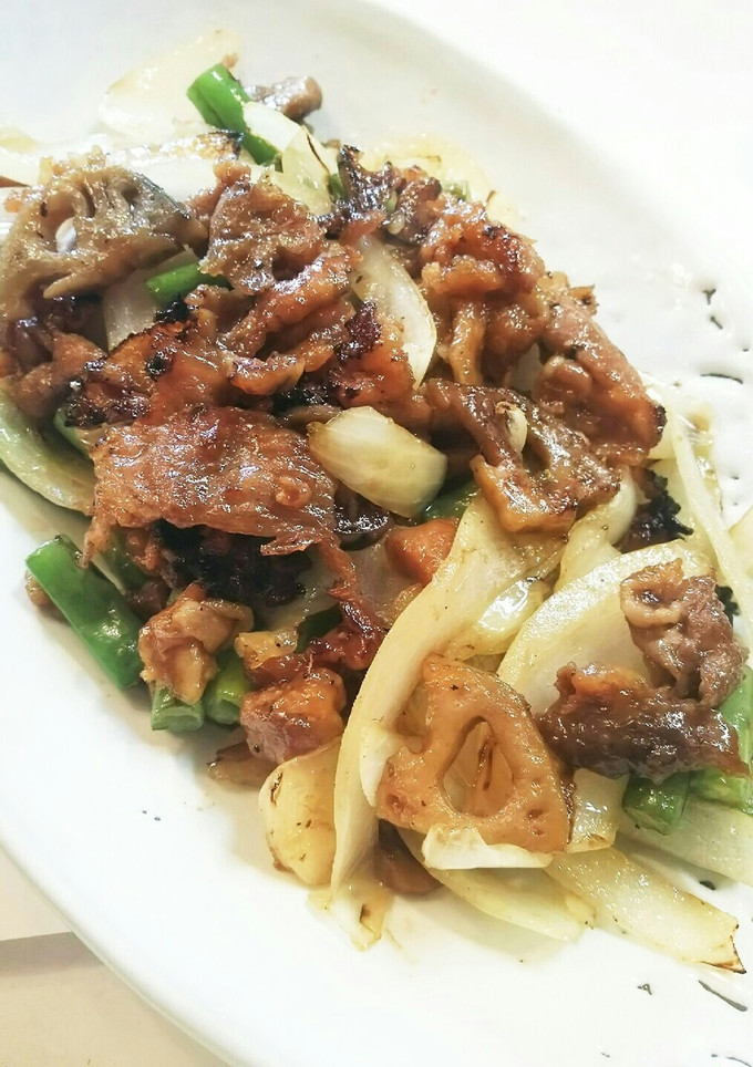 蓮根 玉葱 いんげん 豚肉 甘辛炒め-レシピのメイン写真