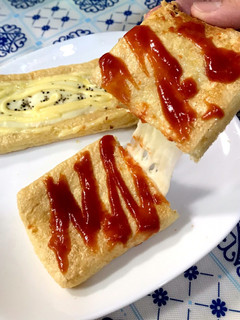 のびーるチーズ油揚げ♪簡単おつまみ-レシピのメイン写真