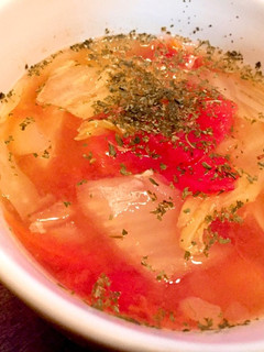 野菜たっぷりコンソメトマトスープ-レシピのメイン写真