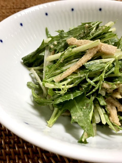 水菜のごまマヨネーズ和え-レシピのメイン写真