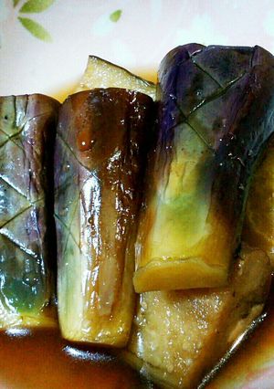 簡単サッパリ梅入りナスの煮浸し-レシピのメイン写真
