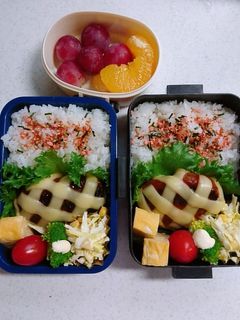 ☆高校生娘と私のお弁当☆8-レシピのメイン写真