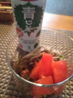 トマトもずくの蕎麦サラダ-レシピのメイン写真