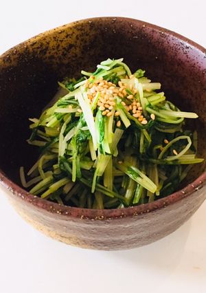 水菜のナムル-レシピのメイン写真