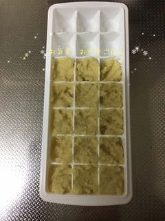 冷凍生姜・ニンニクキューブ(・ω・)ノ-レシピのメイン写真