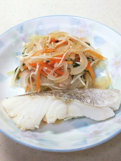 魚と野菜のポン酢蒸し-レシピのメイン写真