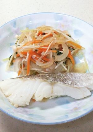 魚と野菜のポン酢蒸し-レシピのメイン写真