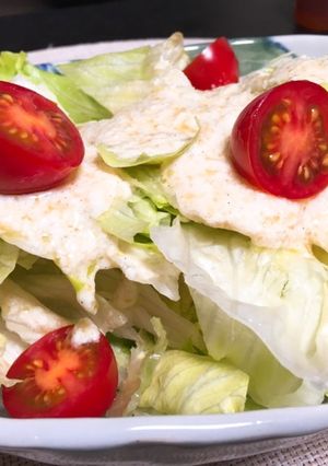 簡単*豆腐でヘルシーシーザーサラダ♪-レシピのメイン写真