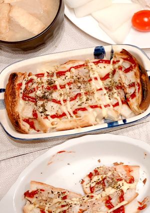 パンの耳 ピザ風-レシピのメイン写真