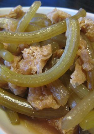 ふきと油揚げの♪うま煮-レシピのメイン写真