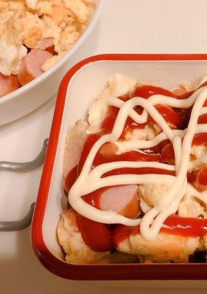 オムレツ風 ふわふわ 簡単 フライパン-レシピのメイン写真