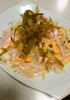 ★生葛切りと新玉ねぎのサラダ風★-レシピのメイン写真