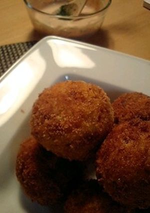 とろ~りチーズin☆かぼちゃボール-レシピのメイン写真