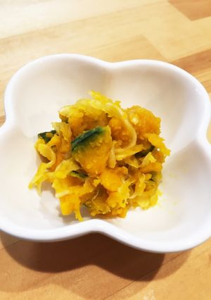 かぼちゃと新玉の青じそサラダ-レシピのメイン写真