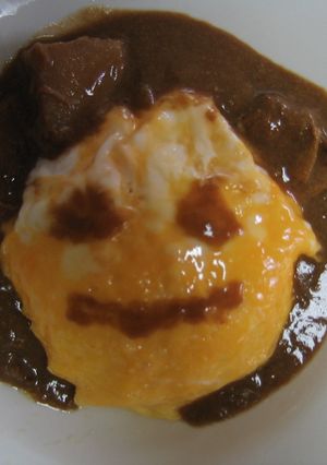 頑張った日にはオム（オツ）カレー♪-レシピのメイン写真