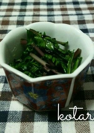 水菜と塩昆布の漬物-レシピのメイン写真