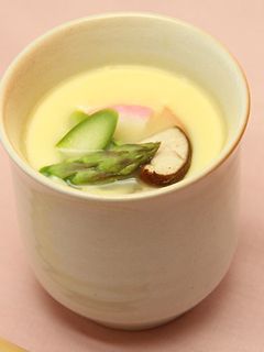 アスパラの茶碗蒸し-レシピのメイン写真