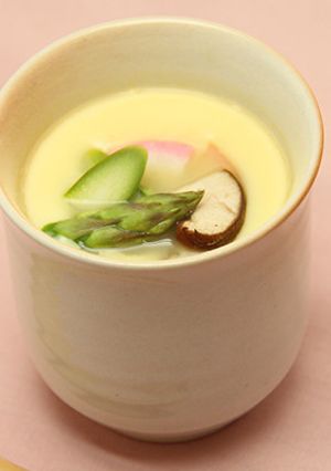 フライパンで│アスパラの茶碗蒸し-レシピのメイン写真